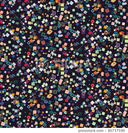 Minimal graphic geometric squares seamless pattern 86737590