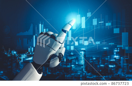Future artificial intelligence and machine learning for AI droid robot or cyborg Future artificial intelligence and machine learning for AI droid robot or cyborg 86737723