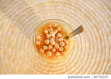 Boza or bosa, traditional fermented Turkish beverage 86738107