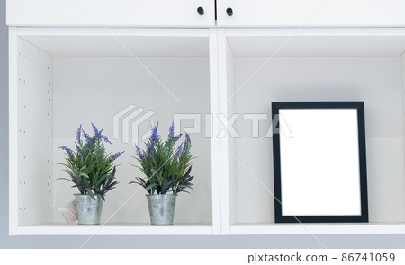 Frame mock up in modern home Frame mock up in modern home 86741059
