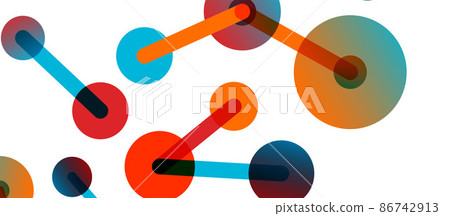 Network concept abstract background. Dots connection. Big data idea. Business template for wallpaper, banner, background or landing Network concept abstract background. Dots connection. Big data idea. Business template for wallpaper, banner, background or landing 86742913