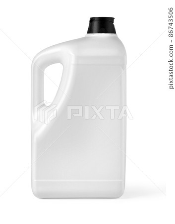 White Plastic Blank Container Canister 86743506