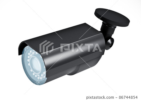 3d model of cctv camera isolated on white background 86744854