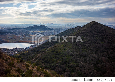 Beautiful scenery of the Harima Alps in Takasago City, Hyogo Prefecture, Japan 86746493