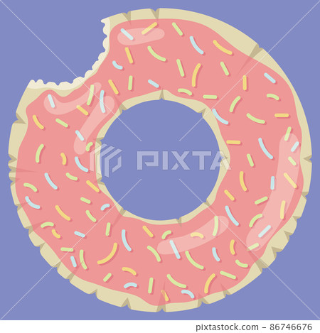 Donut shaped inflatable mattress icon for pool party, beach vacation and hotel vacation. Vector illustration Donut shaped inflatable mattress icon for pool party, beach vacation and hotel vacation. Vector illustration 86746676