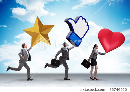 Business people in social engagement concept 86746930