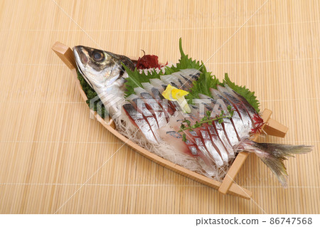 Horse mackerel boat heap 86747568