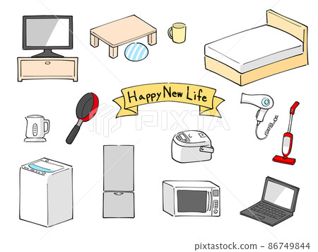 Hand-painted / new life set (colored) 86749844