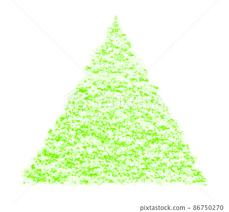 Triangle symbol illustration drawn with crayon Yellow-green with pass Other colors available Triangle symbol illustration drawn with crayon Yellow-green with pass Other colors available 86750270