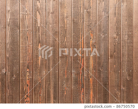 Background image of a light brown yakisugi board wall with visible wood grain 86750570