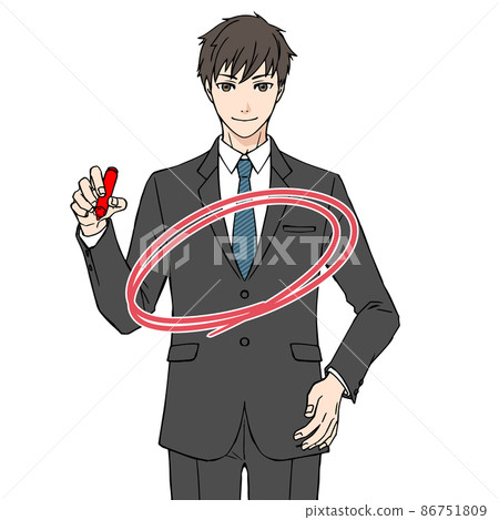 Young man in a suit_maru Young man in a suit_maru 86751809