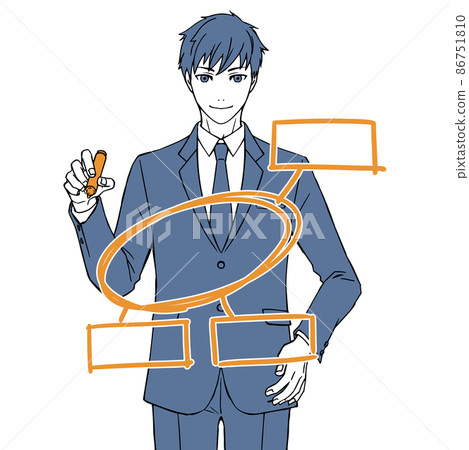Young man in a suit_Explanation / Explanation Young man in a suit_Explanation / Explanation 86751810