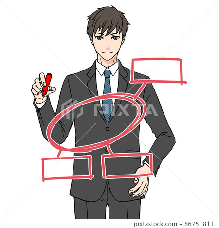 Young man in a suit_Explanation / Explanation Young man in a suit_Explanation / Explanation 86751811