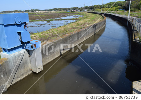 引水渠和排水渠茨城縣 86753739