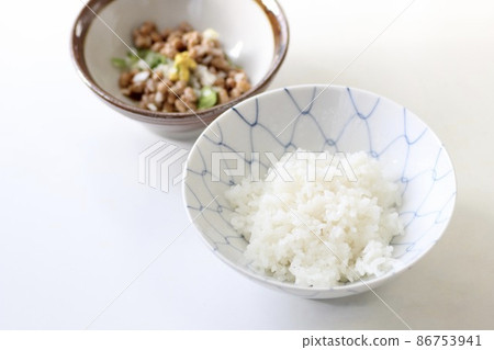 米飯和納豆 86753941