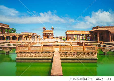 Fatehpur Sikri, capital of Mughal Empire, located in india 86754254