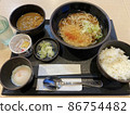 Morning soba (natto) curry added 86754482