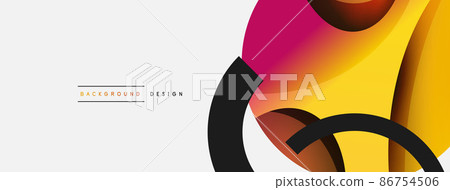 Original graphic wallpaper. Essential complex background. Movement concept composition vector illustration for wallpaper banner background or landing page 86754506
