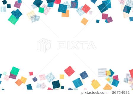 Background material_colored pencils_colorful 86754921