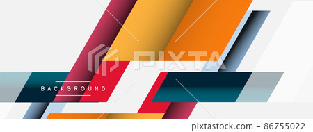 Background. Geometric diagonal square shapes and lines abstract composition. Vector illustration for wallpaper banner background or landing page Background. Geometric diagonal square shapes and lines abstract composition. Vector illustration for wallpaper banner background or landing page 86755022