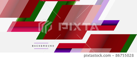 Vector background. Abstract overlapping color... - Stock Illustration ...