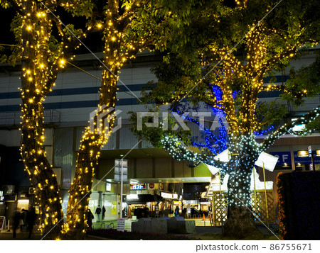 東京Metro東西線行德站南口彩燈 東京Metro東西線行德站南口彩燈 86755671