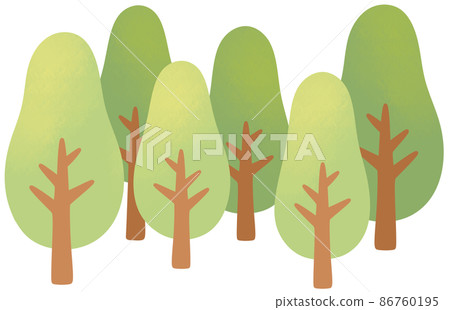 Green trees 86760195