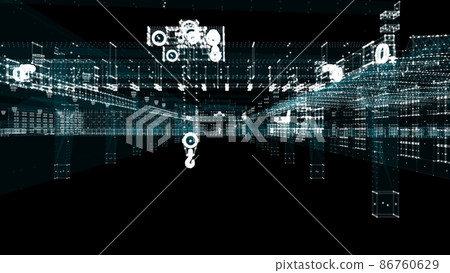 Industrial technology concept. Industry 4.0 Industrial technology concept. Industry 4.0 86760629