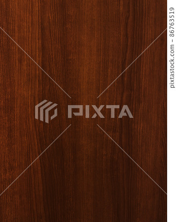 Background image of the surface of a brown vertical board with a fine wood grain pattern 86763519