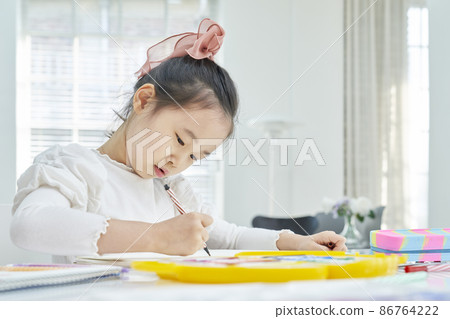 兒童，美術，班級，課，輔導，小學，學校，家庭，工作室，韓語 86764222