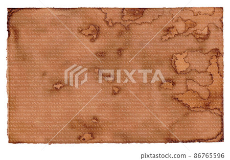 Textured background with vintage paper and mysterious numbers Textured background with vintage paper and mysterious numbers 86765596