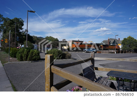 Arizona Flagstaff Railroad and Cityscape Arizona Flagstaff Railroad and Cityscape 86766650