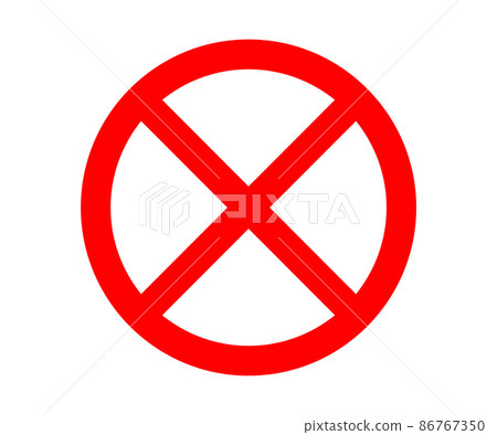 Stop sign vector symbol. Safety and warning traffic attention. Transportation law security signs 86767350