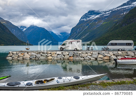 Family vacation travel RV, holiday trip in motorhome Family vacation travel RV, holiday trip in motorhome 86770085