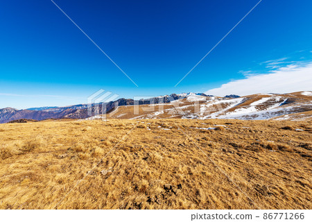 Lessinia Plateau and Mountain Range of Monte Carega - Italian Alps Lessinia Plateau and Mountain Range of Monte Carega - Italian Alps 86771266