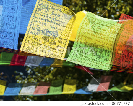 藏傳佛教經幡 藏傳佛教經幡 86771727