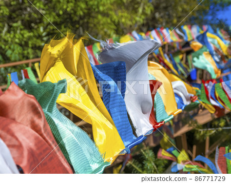 藏傳佛教經幡 86771729