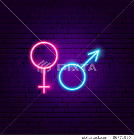 Man Woman Gender Neon Sign Man Woman Gender Neon Sign 86771930