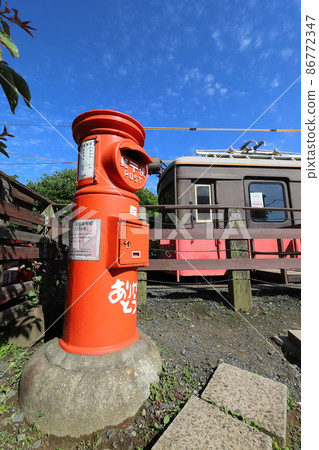 Scenery with a Chiba Choshimaru post (Choshimaru Tokawa Station) 86772347
