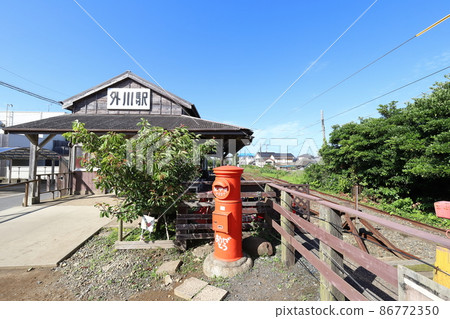 Scenery with a Chiba Choshimaru post (Choshimaru Tokawa Station) 86772350