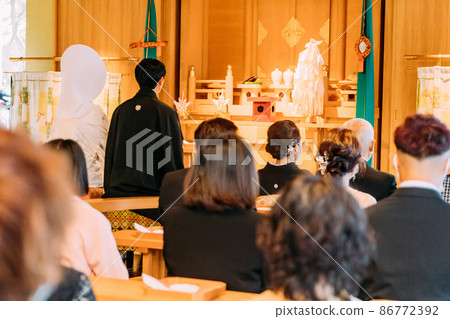 Wedding ceremony Japanese ceremony image 86772392