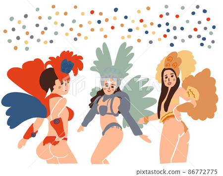 多名婦女跳桑巴舞 86772775