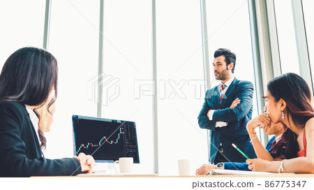 Stock market data chart analysis by ingenious computer software Stock market data chart analysis by ingenious computer software 86775347