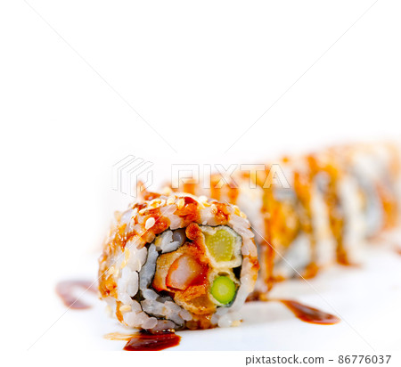 fresh sushi choice combination assortment selection 86776037