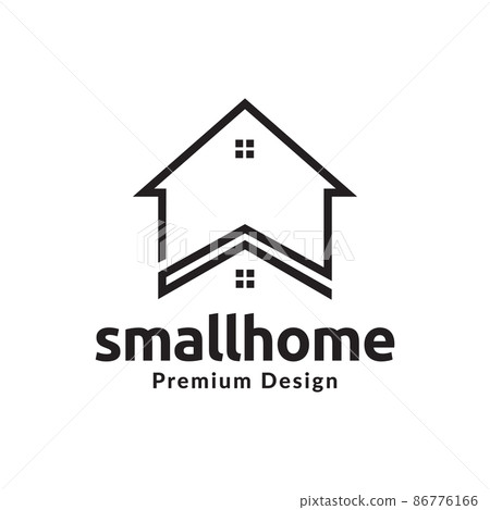 flats home lines simple logo design, vector graphic symbol icon illustration creative idea flats home lines simple logo design, vector graphic symbol icon illustration creative idea 86776166