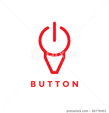 power button with cow head logo design vector graphic symbol icon illustration creative idea power button with cow head logo design vector graphic symbol icon illustration creative idea 86776401