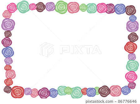 Rose frame Rose frame 86776646