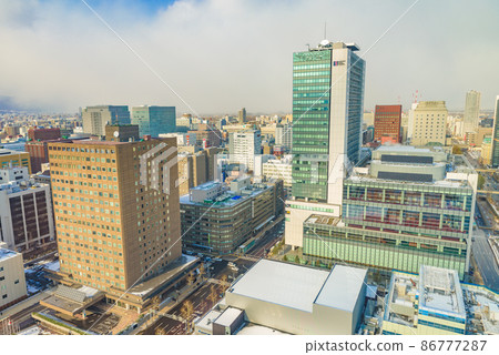 [Hokkaido] Sapporo / cityscape, winter scenery, snow scenery 86777287