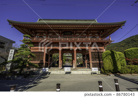 Kofu Kai Zenkoji Sanmon, Kofu City, Yamanashi Prefecture 86780143