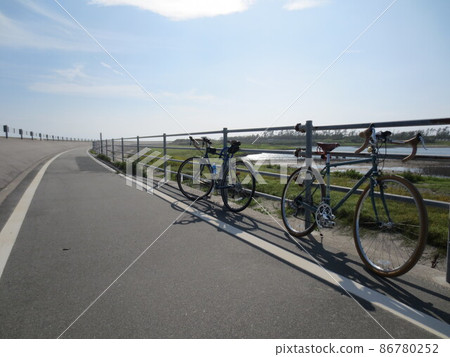 A refreshing landscape that I met while cycling with a friend A refreshing landscape that I met while cycling with a friend 86780252